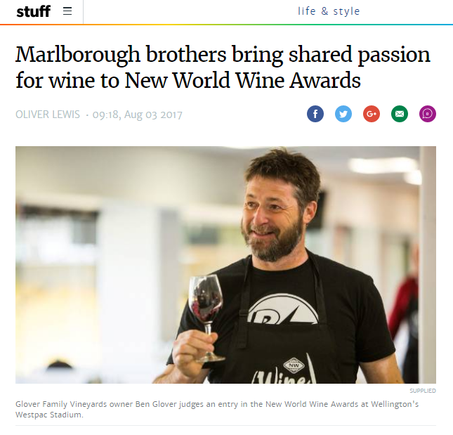 Marlborough brothers bring shared passion for wine to New World Wine Awards Zephyr Wine
