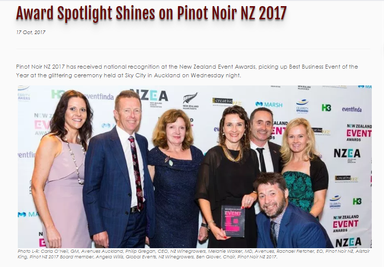 Award Spotlight Shines on Pinot Noir NZ 2017 Zephyr Wine